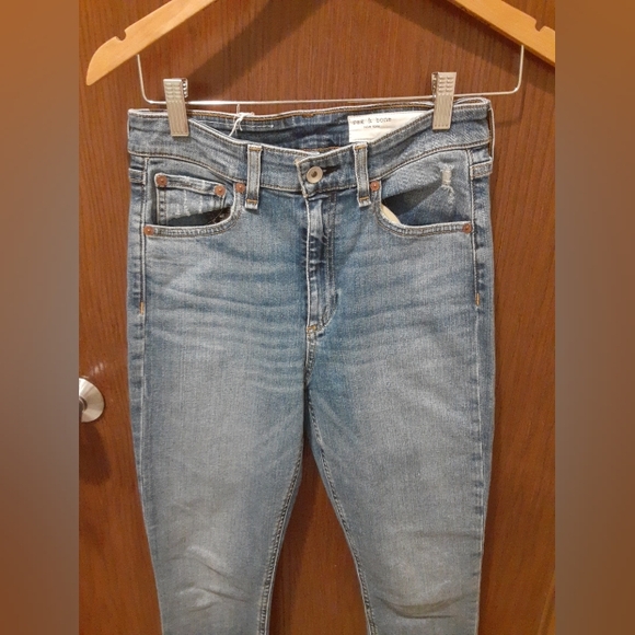 Rag & Bone Nina High Rise Ankle Skinny Size 26 Preppy - Picture 2 of 8